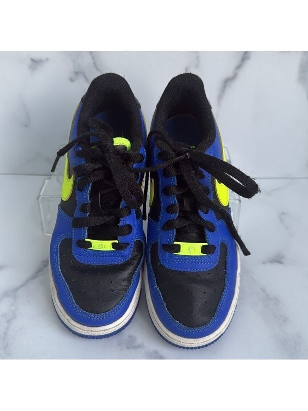 Nike Air Force 1 LV8 Low Racer Blue Volt - FD0302-400 Size 4Y Unisex